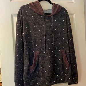 Fun & Unique polka dot hoodie